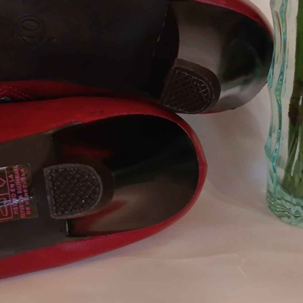 Vic Matie Red Booties - Picture 6 of 12